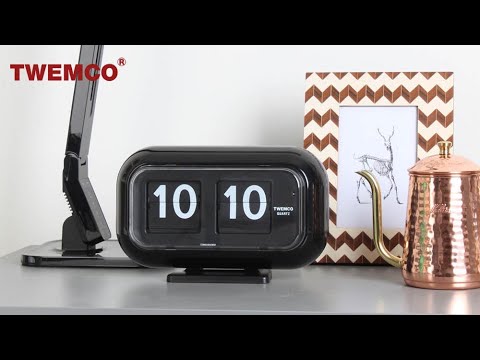 TWEMCO Desk Wall Flip Clock QT35 - homeloo