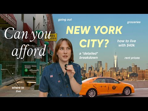 Can You Afford NYC in 2025? 💸 A *detailed* budget breakdown for $40k, $100k and $150k salaries