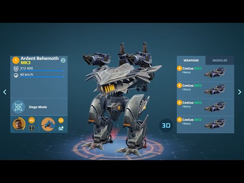 HOW GOOD IS THE CESTUS ON THE BEHEMOTH? TESTING IT OUT! (War Robots)