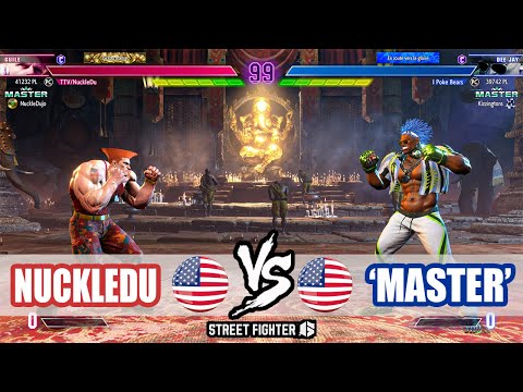 SF6 ➤ NuckleDu (Guile) VS 'Master' (Dee Jay)【Street Fighter 6】