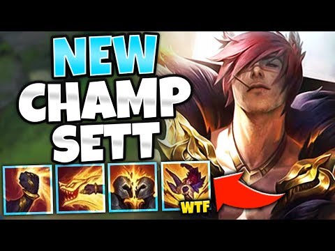 *SETT GAMEPLAY* RIOT RELEASED A NEW BROKEN BRUISER!! (NEW CHAMPION) - League of Legends