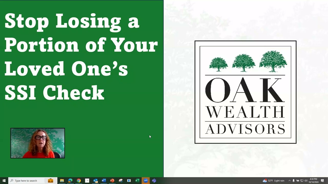 Stop Losing a Portion of Your Loved One’s SSI Check