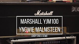 Video thumbnail for Marshall YJM100 Yngwie Malmsteen Signature | Playthrough Demo by ChoptonesOfficial