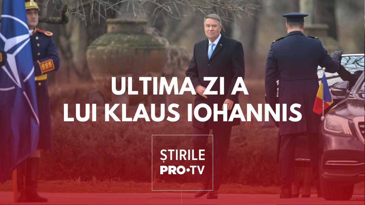 Ultima zi a lui Klaus Iohannis. Fostul președinte a vărsat o lacrimă la intonarea imnului