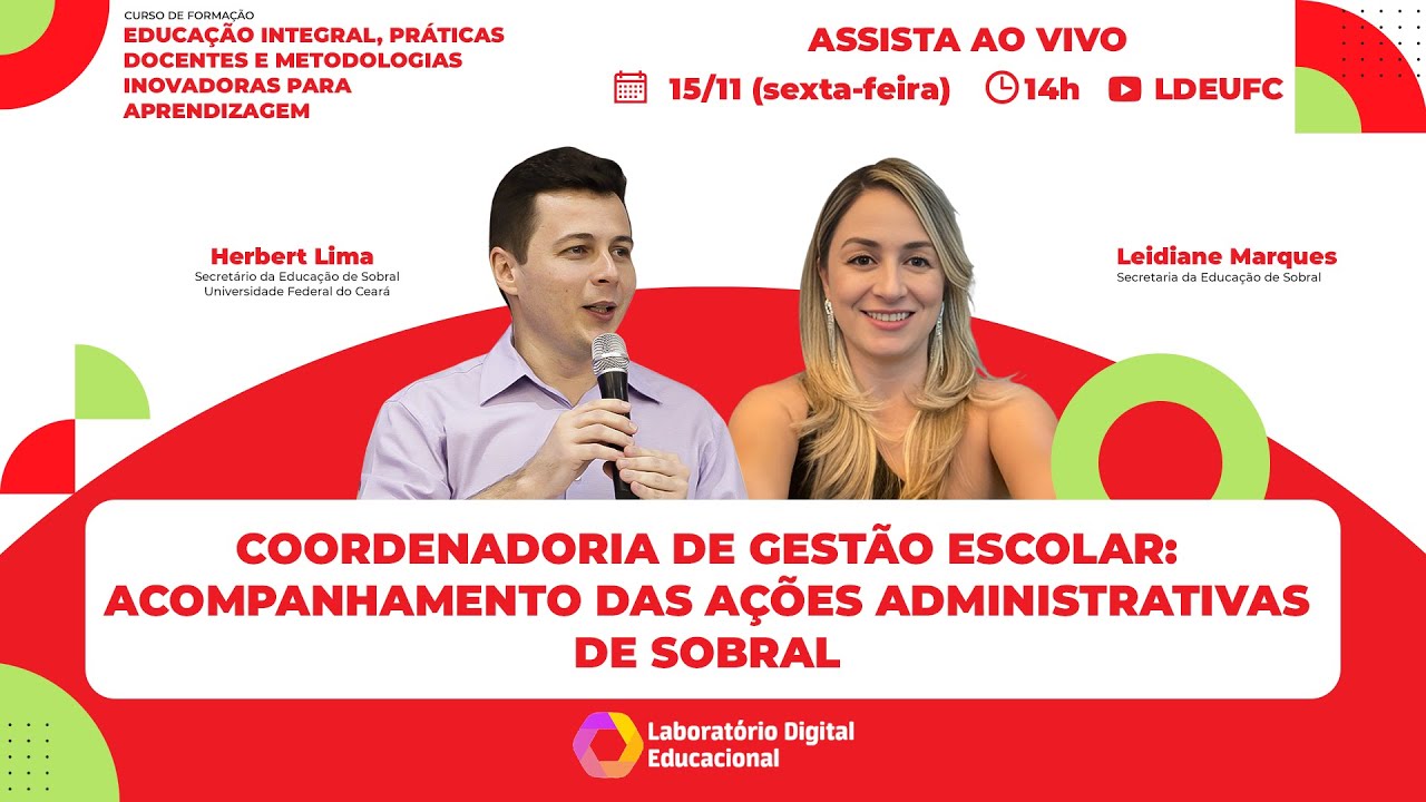 [AULA 40] Coordenadoria de gestão escolar: acompanhamento das ações administrativas de Sobral