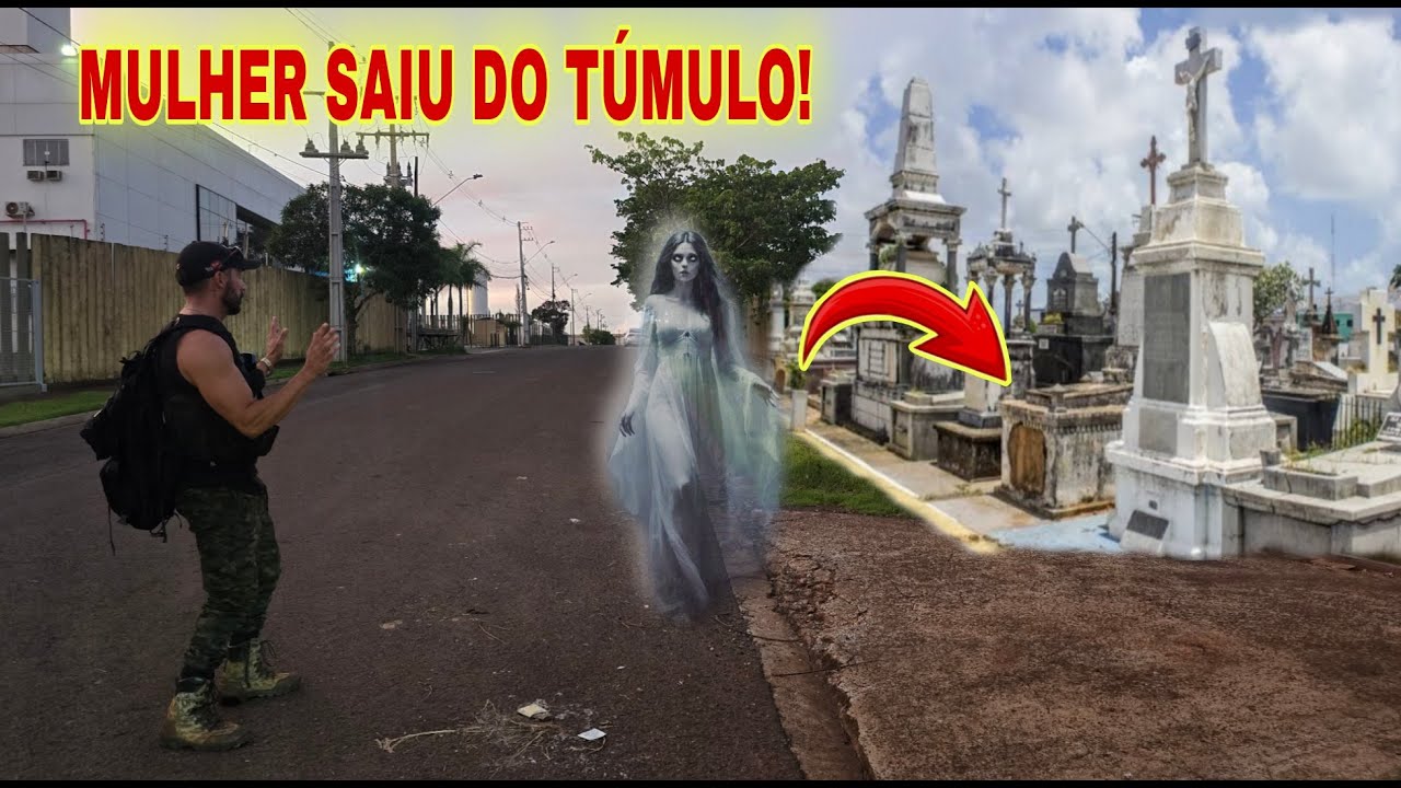 MULHER SAIU DE DENTRO DO TÚMULO E CAMINHOU PELA RUA - SPIRITBOX