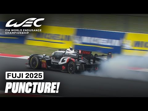 Puncture for the Toyota After Contact! | 6 Hours of Fuji | FIA WEC