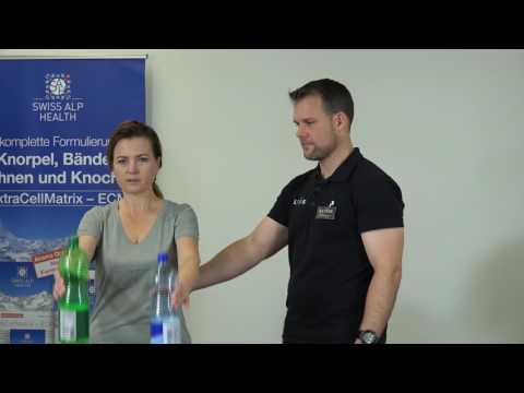 Pfifferlinge mit Wodka auf den Gelenken Die Arbeit des Kniegelenks