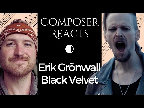 Composer Reacts to Erik Grönwall - Black Velvet (Dark Version)