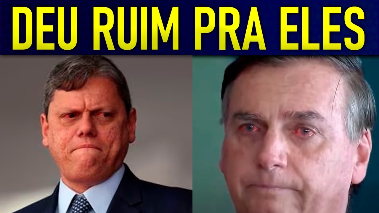 Bolsonaro É XlNGADO AO VIVO por populares e PF solta B0MBA-ATÔMlCA contra Tarcísio!! VAI DAR J'AULA!