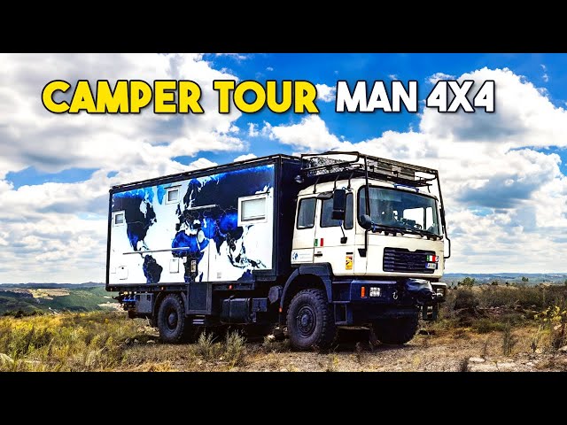 FULL TOUR CAMION MAN 4X4 - Com'è fatto questo incredibile EXPEDITION TRUCK