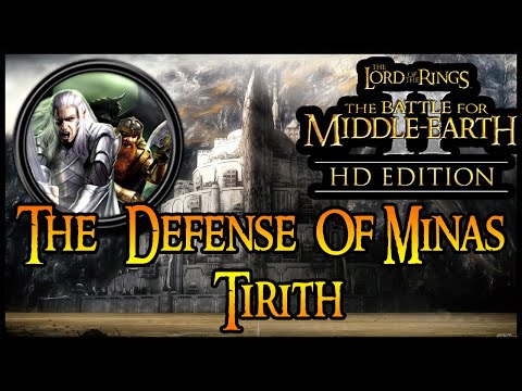 Lotr Bfme 2, Patch 1.09v2, HD Edition, The Defense Of Minas Tirith, Custom map ( link In The Desc ).