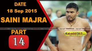 (13) Saini Majra (Mohali) Kabaddi Touranament 18 Sep 2015