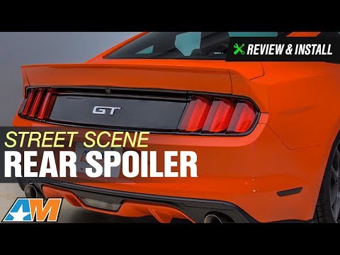 2015-2017 Mustang Street Scene Rear Spoiler - Unpainted Review & Install