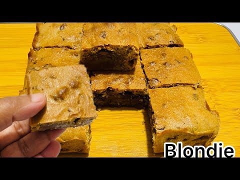 How to make the best Blondies | Christmas Special Blondie Recipe