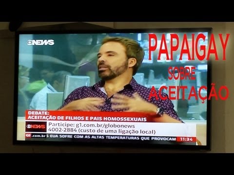 Papaigay na Globo News sobre aceitação da homossexualidade
