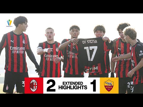 Plazzotta and Castiello kick off the year style | AC Milan 2-1 Roma | Primavera 1 Highlights