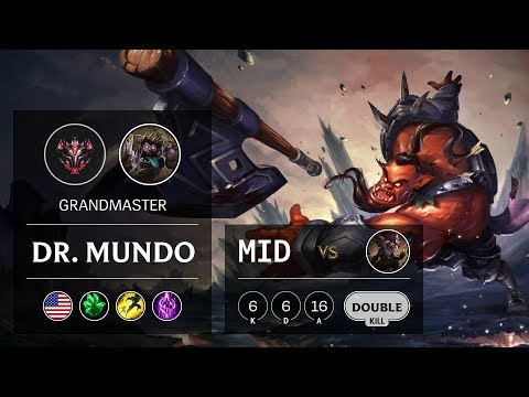 Dr. Mundo Mid vs Kled - NA Grandmaster Patch 10.2