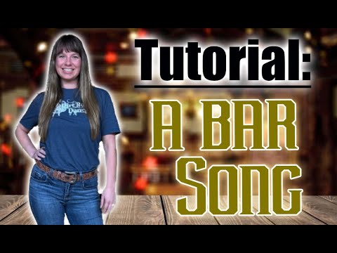 A Bar Song Line Dance Tutorial