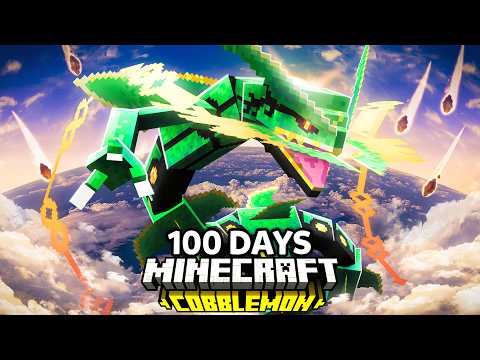 I Spent 100 Days in LEGENDARY-ONLY MEGA Pokémon Minecraft Against my Rival! (Duos Cobblemon)
