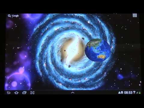 3D Space Live Wallpaper Video