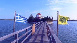 preview picture of video 'Visit Greece Mount Athos owned Metoxi Vatopediou Porto Lagos, Vistonida Lake, Xanthi'