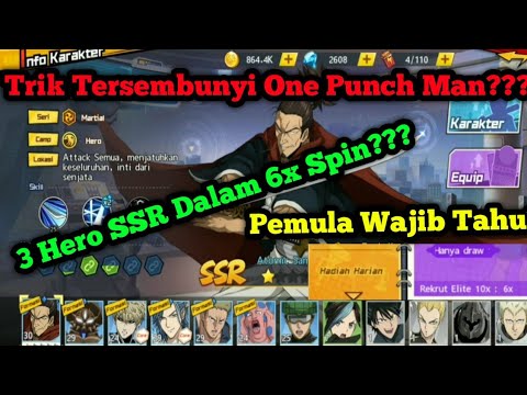 Tips Dan Trik Auto Dapet Hero SSR & Cara Cepat Mendapatkan Hero SSR - One Punch Man