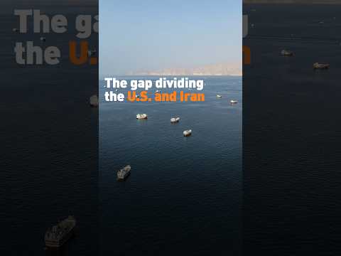 The gap dividing the U.S. and Iran