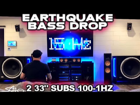 This House Shaking Sound System Digs Deep! Bass Drop Causes Living Room