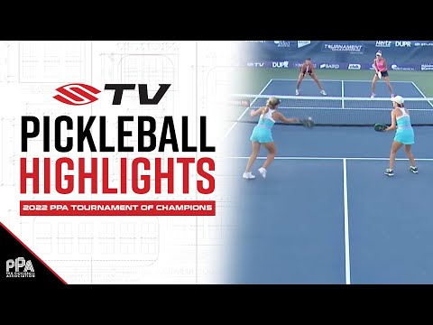Anna Leigh Waters Pickleball Highlight - 2022 PPA Tournament of Champions Women's Doubles