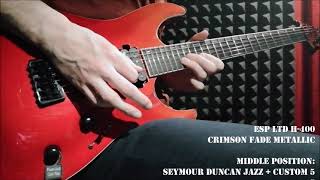 Video thumbnail for ESP LTD H-400 - Seymour Duncan Jazz / Custom 5 by GUITAR GEAR - Strumenti Musicali Dalmine BG