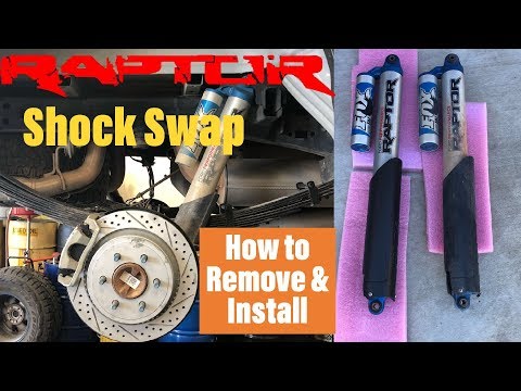 Replacing Raptor Shocks - Rear Shocks - Remove & Install