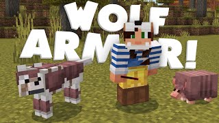 Armadillos in Minecraft! (A Wolf's Best Friend)