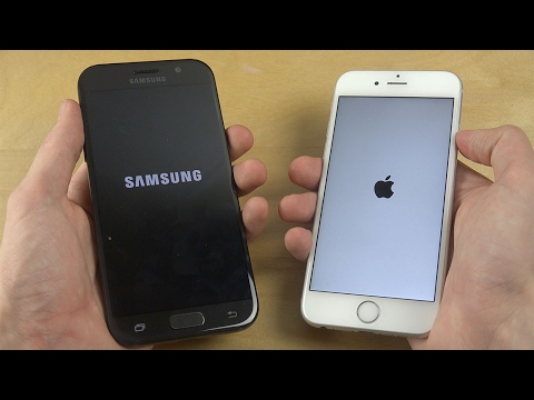Samsung Galaxy A5 2017 vs. iPhone 6S - Which Is Faster?!
