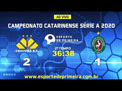 22/01/2020 - Catarinense - Criciúma 2x1 Concórdia