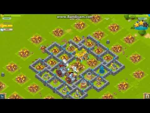 Cloud Raiders   Rock Golem and Healer in action