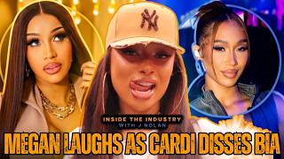 Megan Thee Stallion Laughs as Cardi B Disses BIA: BIA Responds With Nicki Minaj’s “Big Foot”