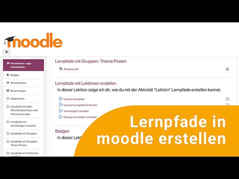 Online-Fortbildung: Lernpfade in moodle erstellen