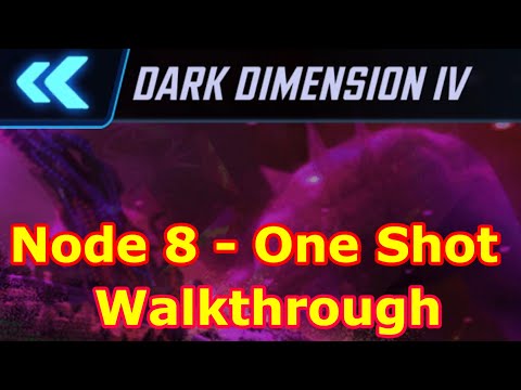Dark Dimension 4 - Node 8 One Shot | DD4 Node 8One Shot | Walkthrough | - Marvel Strike Force - FTP