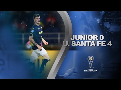 JUNIOR vs. UNIÓN SANTA FE  [0-4] | RESUMEN | CONMEBOL SUDAMERICANA 2022