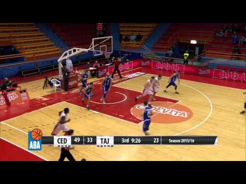 ABA Liga 2015/16 highlights: Cedevita - Tajfun R21 (24.1.2016)