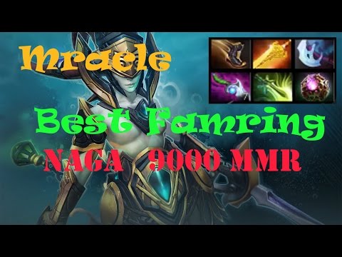 Miracle Dota 2- Naga Siren RANKED match 9000 MMR Full game