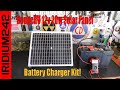 super simple bougerv 12v 20w solar panel battery charger kit