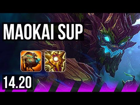 MAOKAI & Yasuo vs PANTHEON & Karthus (SUP) | Rank 8 Maokai | EUW Grandmaster | 14.20