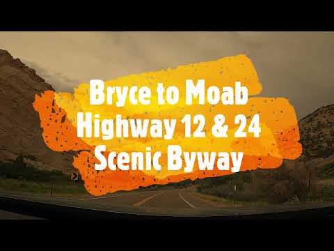 Bryce to Moab Highway 12 & 24 Scenic Byway June 29,2021 #Scenicdrive #Bryce #meanderingshoes