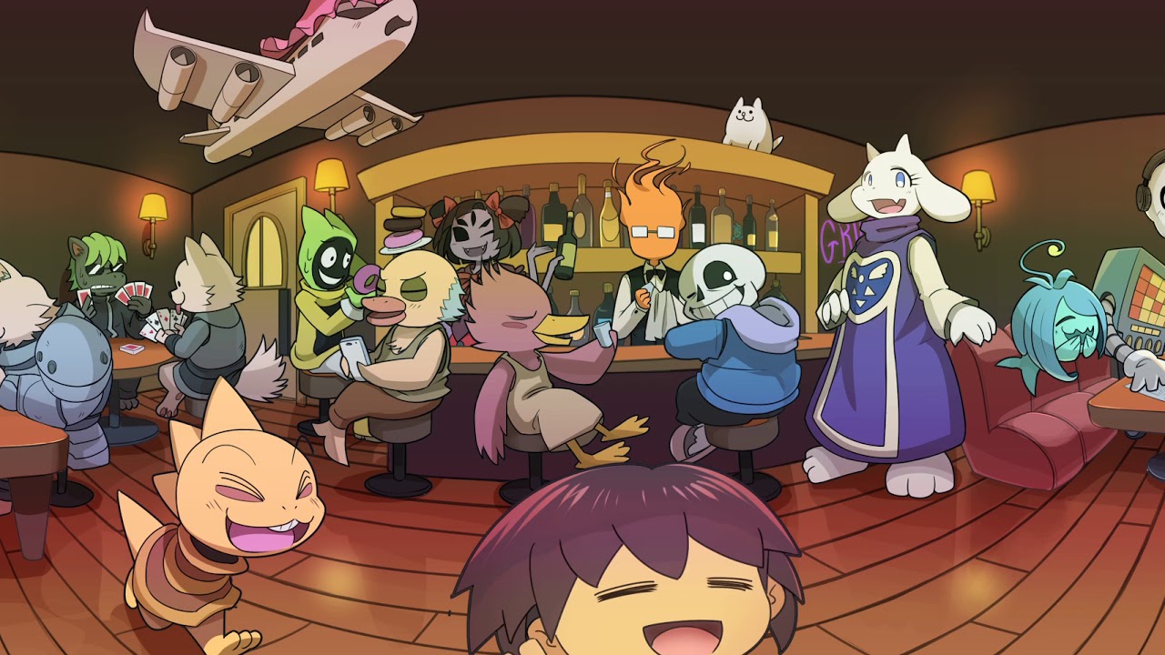 UNDERTALE　Grillby's 360° illust