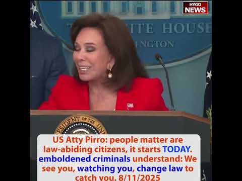 FBI Dir Kash: let good cops be cops simplicity; US Atty Pirro: starts TODAY, change law to catch you