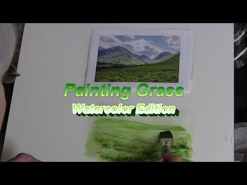 Quick Tip 209 - Painting Grass (Watercolor Edition)