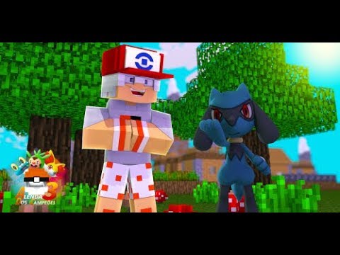 Minecraft -  A Lenda dos Campeões 3 #9 Treinando os pokemons para o Ginasio tipo Lutador!