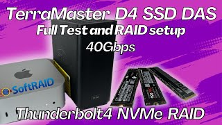NVMe RAID with TerraMaster D4 SSD DAS and SoftRAID